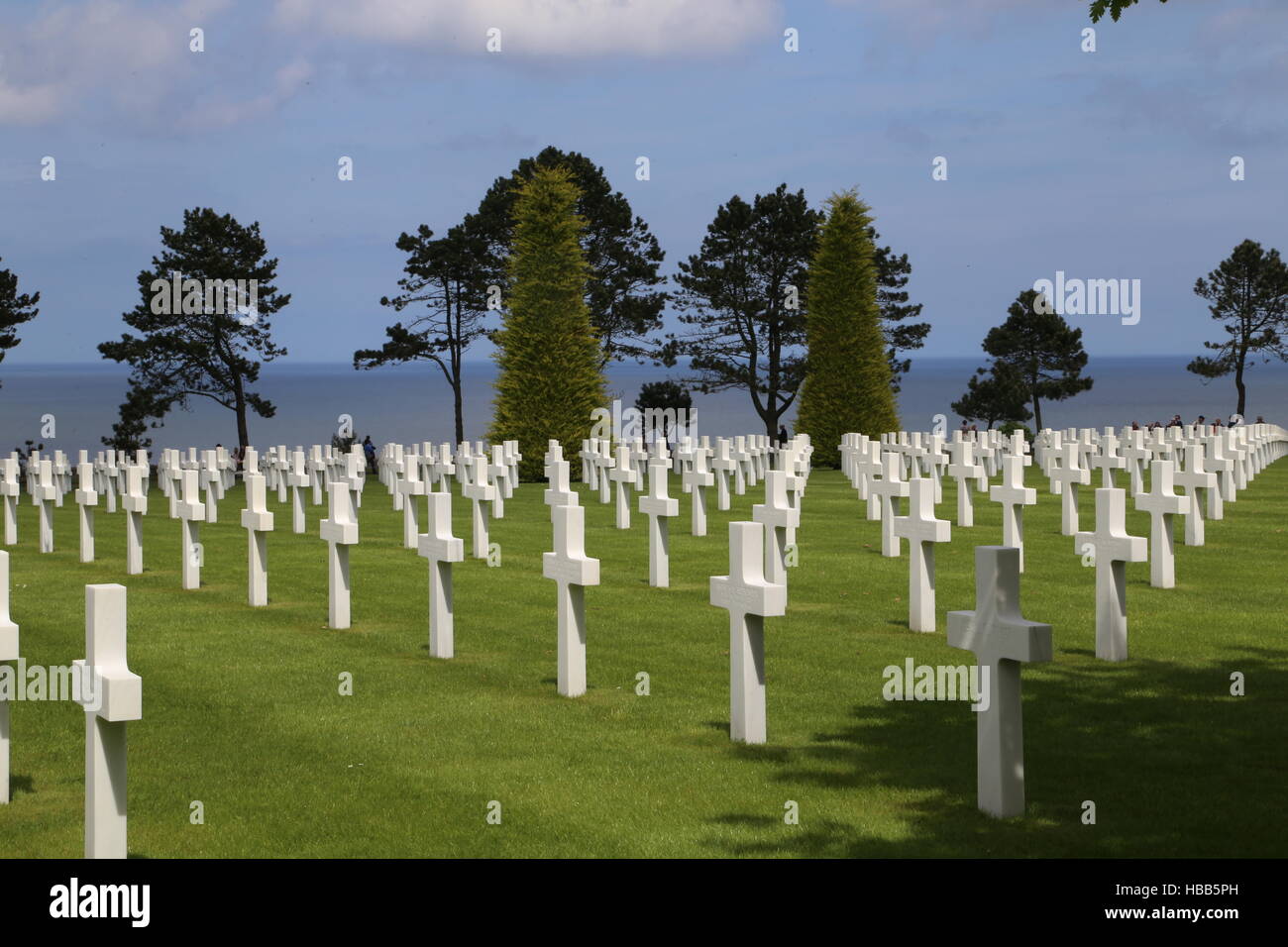 Soldatenfriedhof Stockfoto