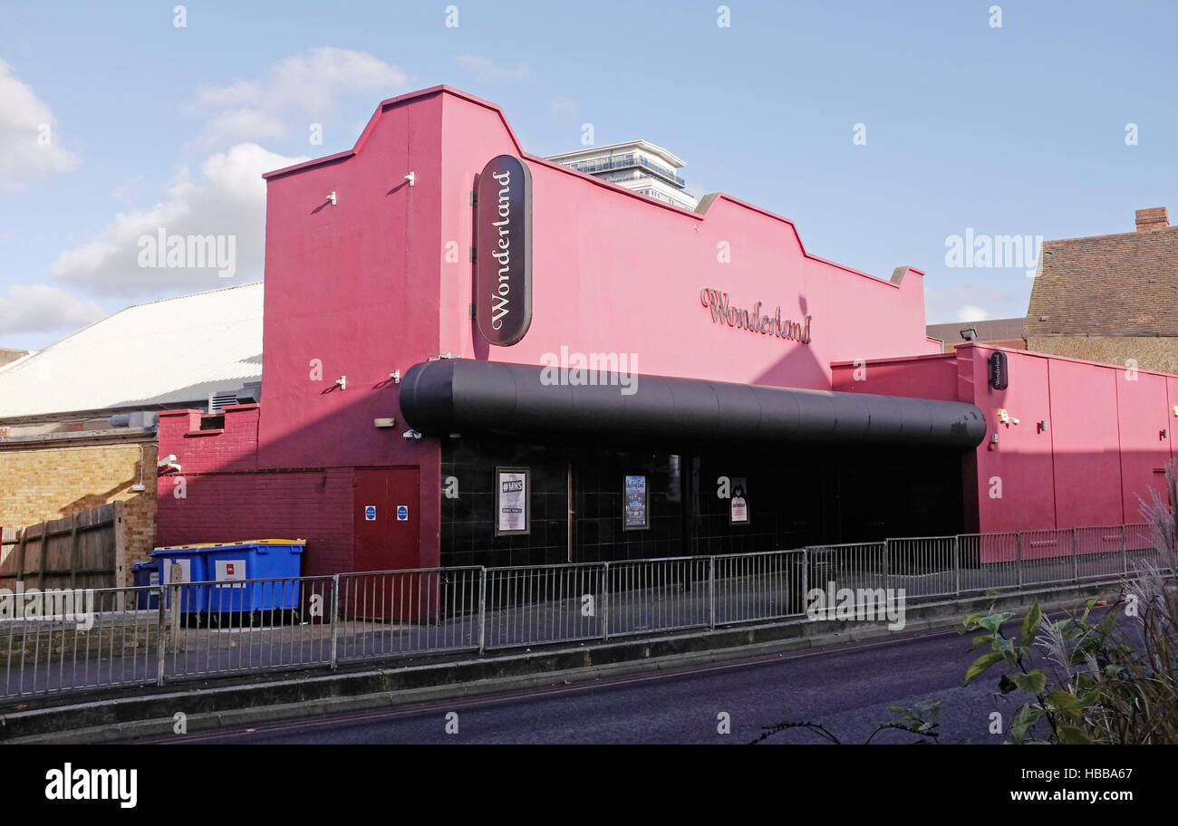 Das Wunderland-Nachtclub in Sutton Surrey London UK Stockfoto