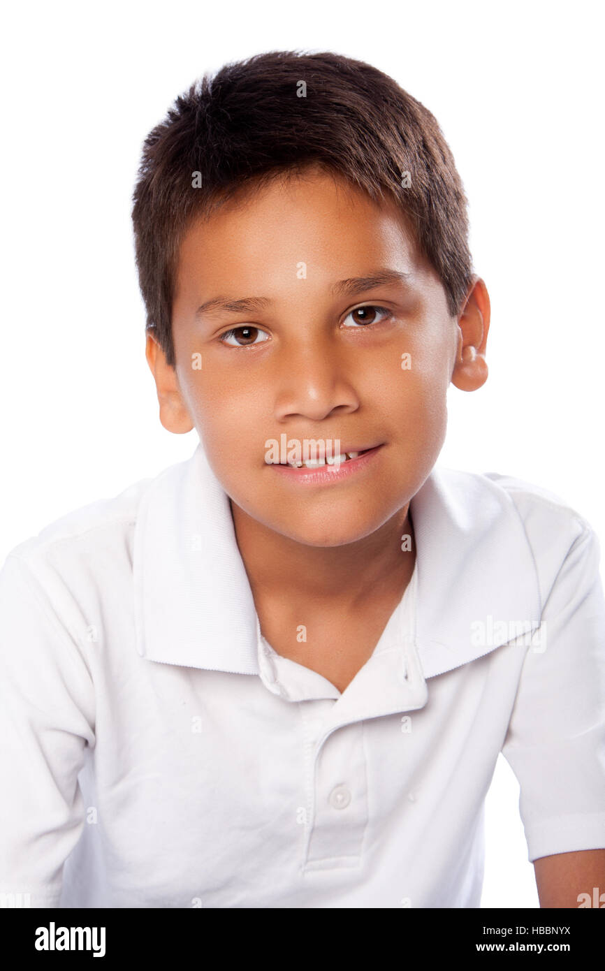 Hübscher Junge hispanic Stockfoto