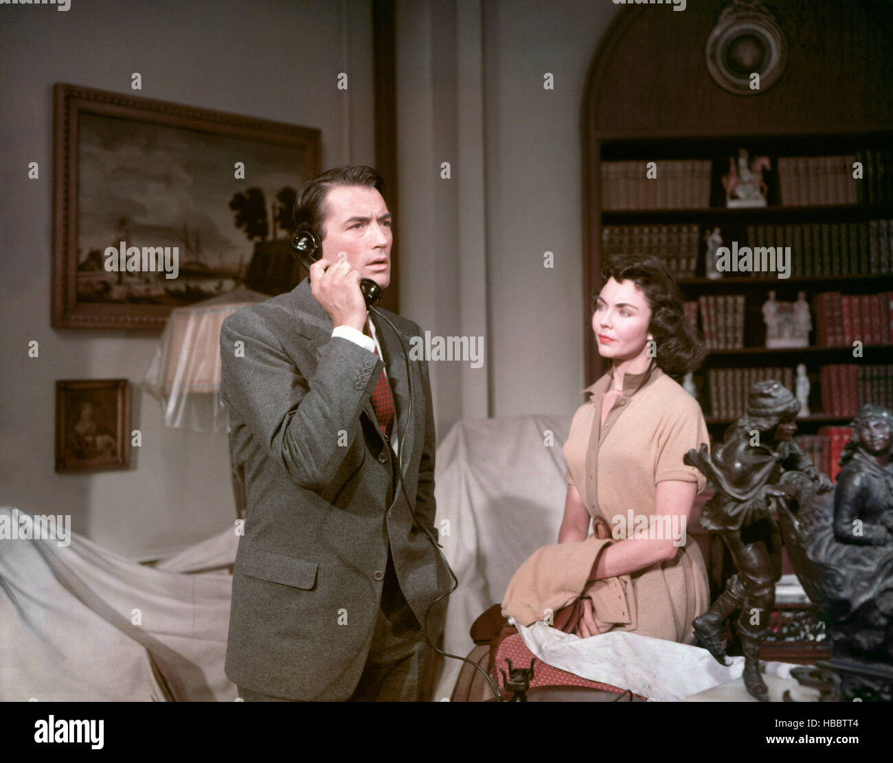 DER Mann im grauen Flanell Anzug, Jennifer Jones, Gregory Peck, 1956. TM und Copyright © 20th Century Fox Film Corp. Alle Rechte Stockfoto