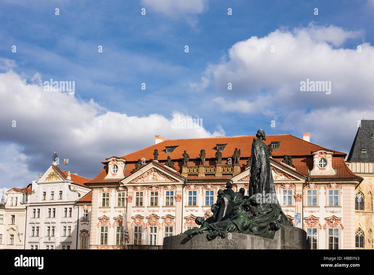 Blick auf die Stadt von Prag, Tschechische Republik Stockfoto
