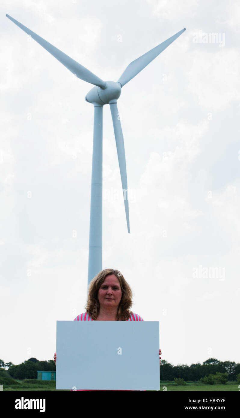 Windturbine Stockfoto