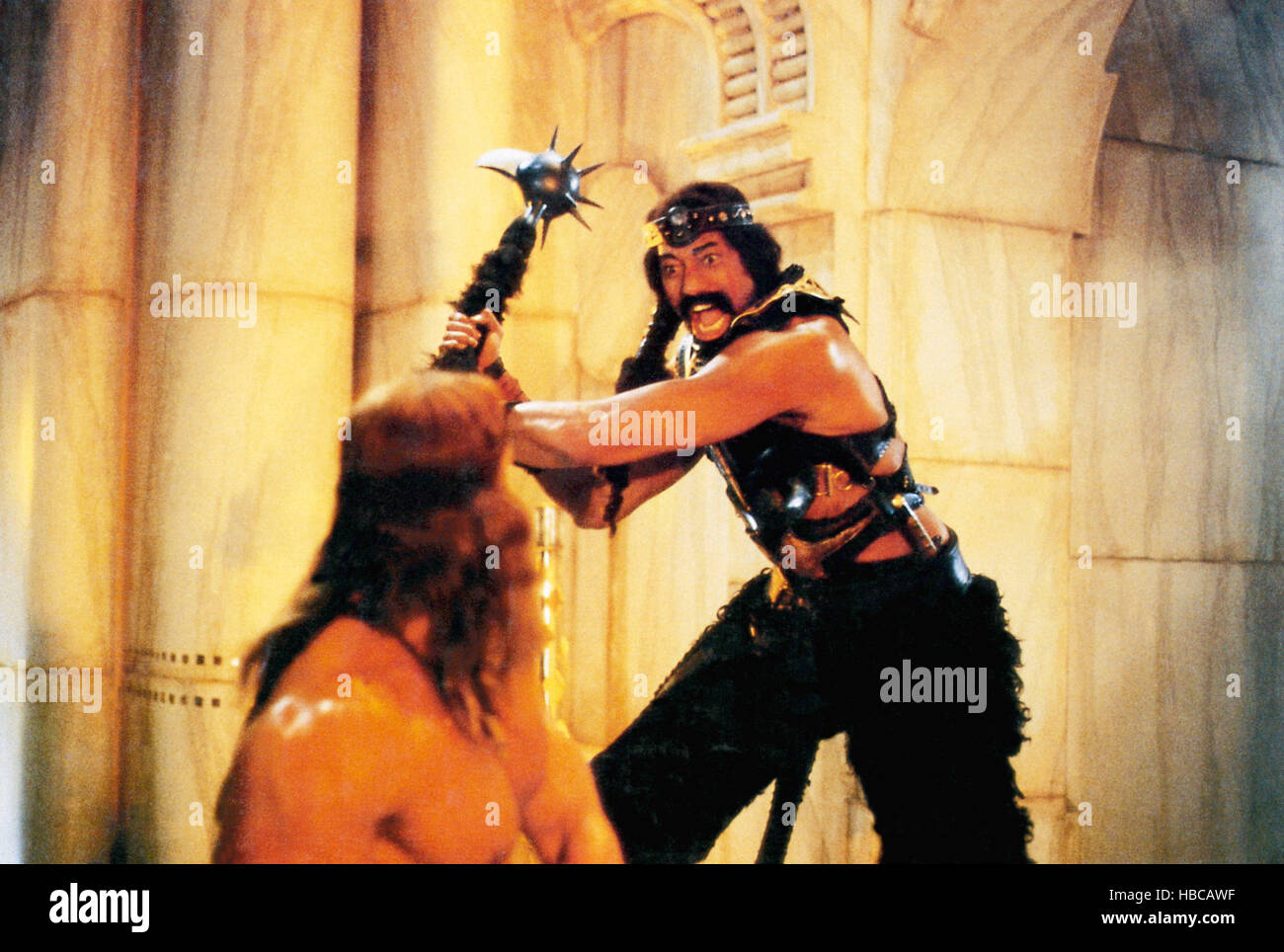 CONAN THE DESTROYER, von vorne nach hinten Arnold Schwarzenegger, Wilt Chamberlain, 1984