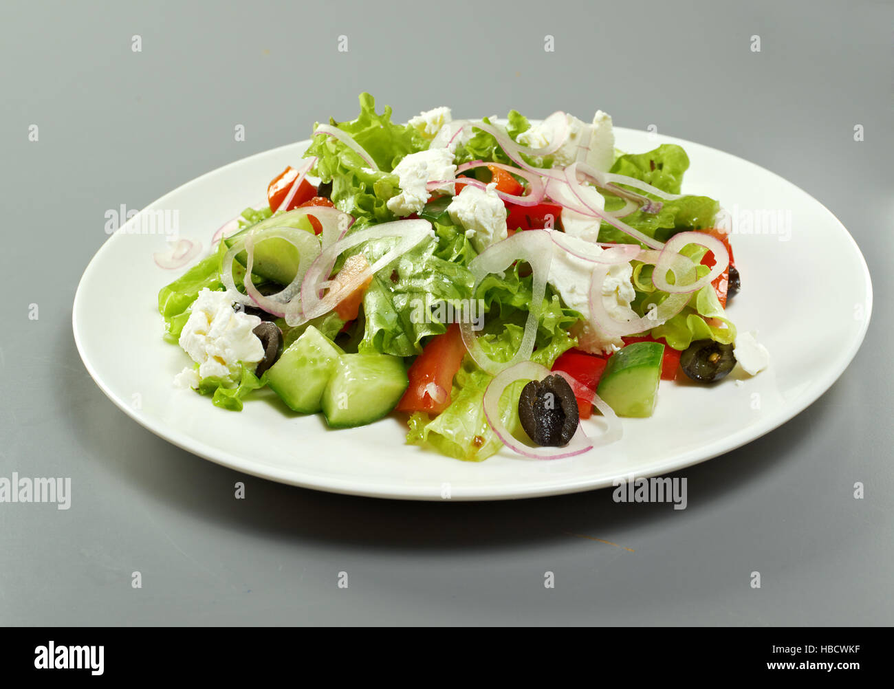 Italienischer Salat mediterran Stockfoto