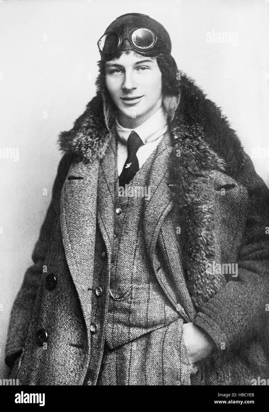 ANTHONY FOKKER (1890-1939) niederländische Flugzeugkonstrukteur 1912. Stockfoto