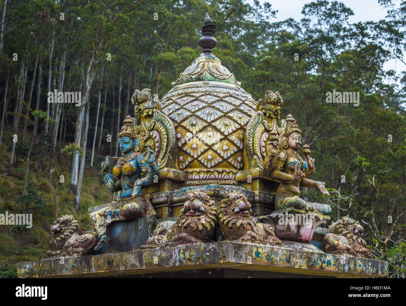 Seetha Amman Hindutempel, Sri Lanka Stockfoto