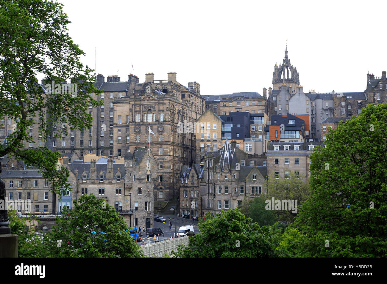 Edinburgh, Old Town, Waverly bridge Stockfoto