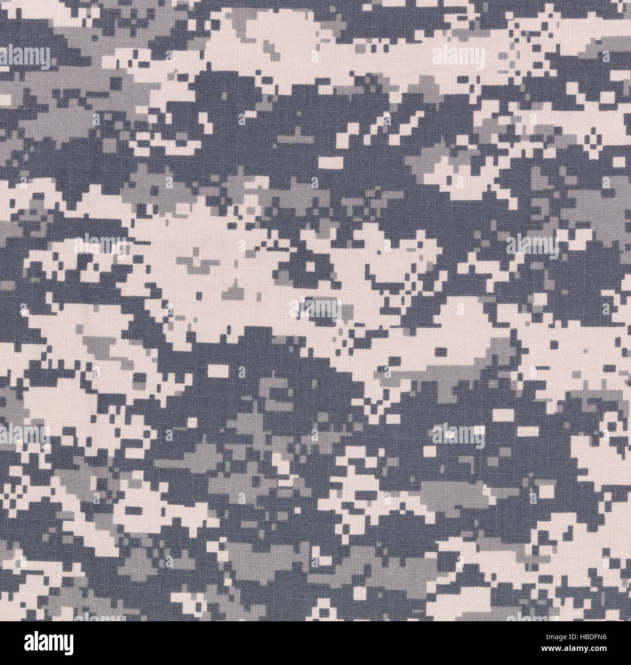 Tarnung militärischen Kampf Kleid uniform Stockfoto