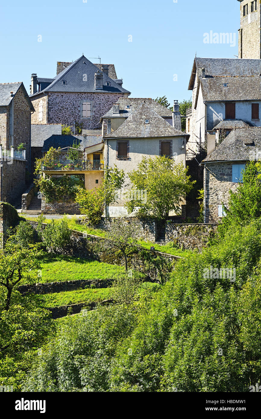 Französische Stadt Stockfoto