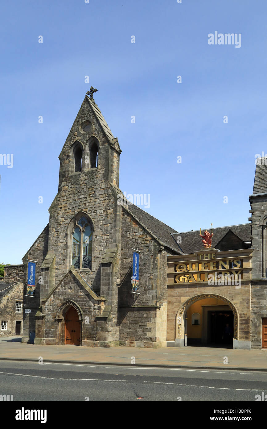 Queens Gallery, Edinburgh Holyrood Burg Stockfoto