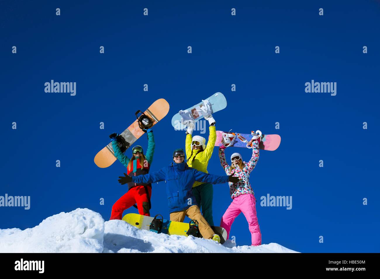 Positive Menschen Stockfoto