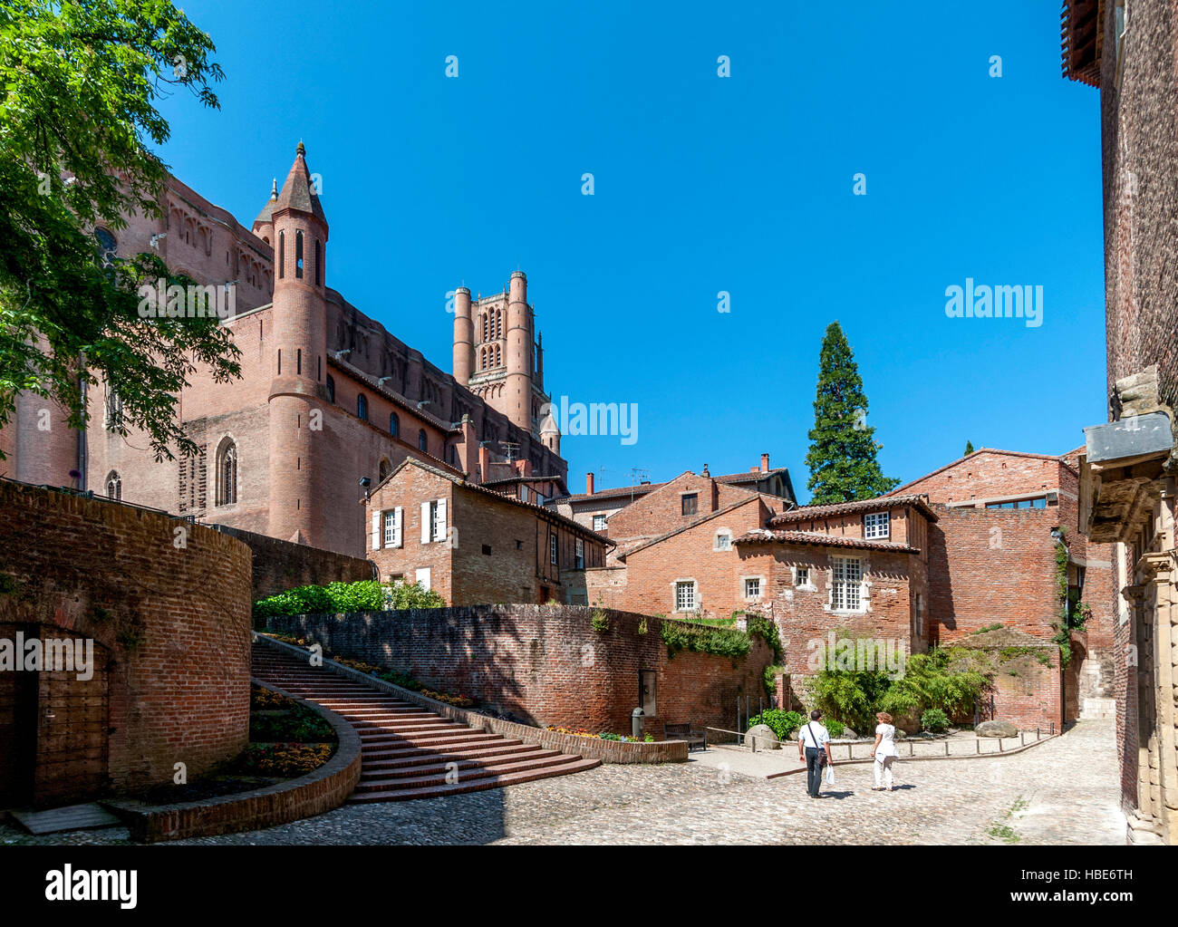 Albi Stadt Weltkulturerbe der UNESCO, Kathedrale Saint Cecile, Tarn, Frankreich, Europa Stockfoto