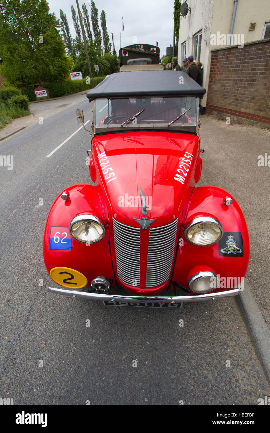 Ein Austin-Limousine in der Lackierung des zweiten Weltkriegs Stab Auto aber die falsche Farbe/Farbe Stockfoto