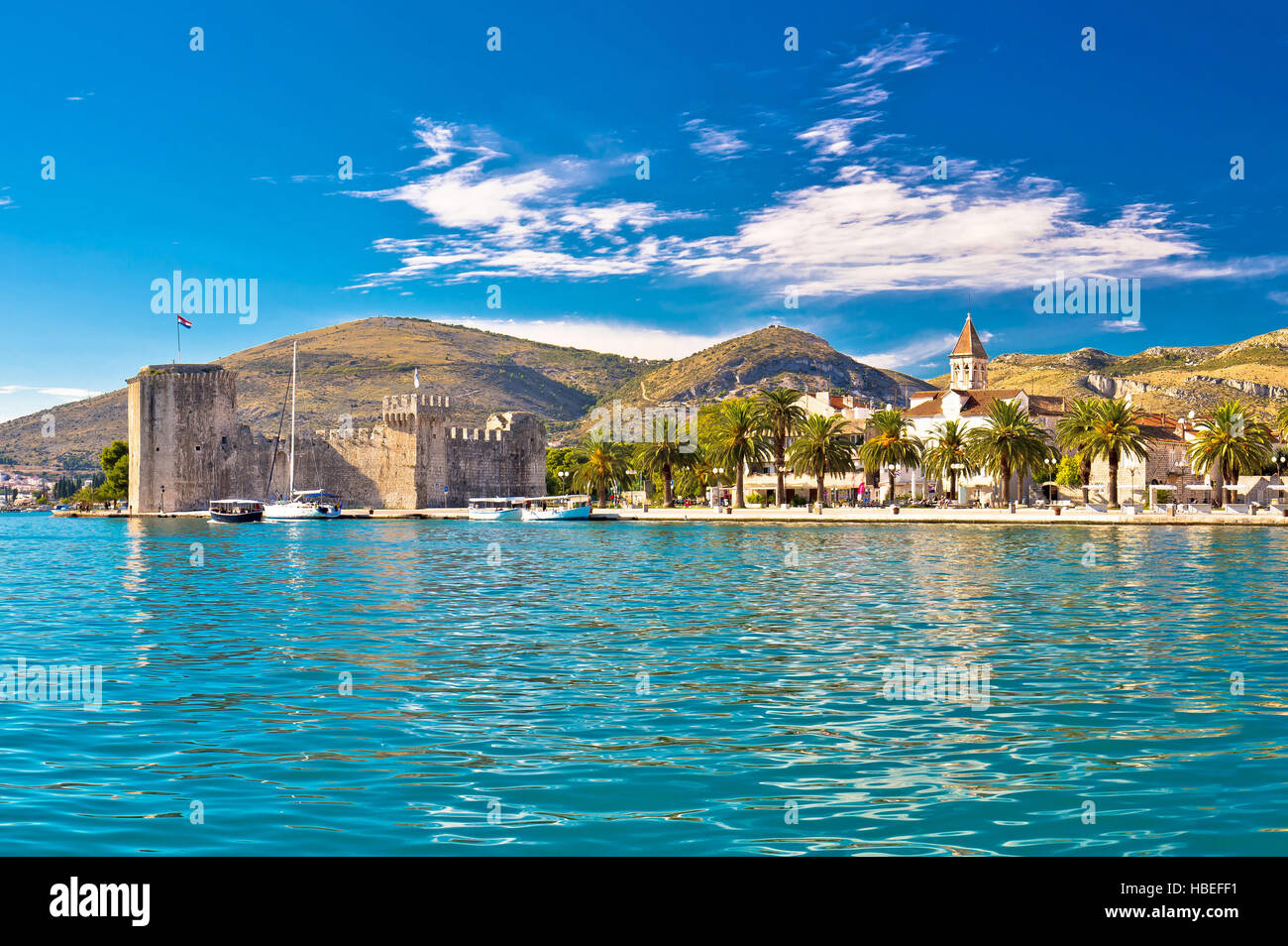 UNESCO-Stadt des Trogit Boulevards, Dalmatien, Kroatien Stockfoto