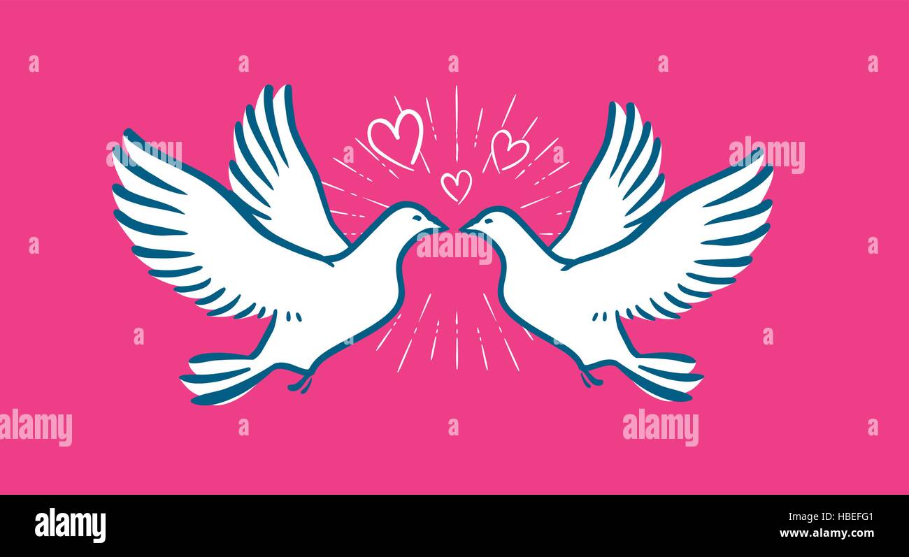 Taube Fliegen Hochzeit Liebe Symbol Stockfotos und bilder Kaufen Alamy