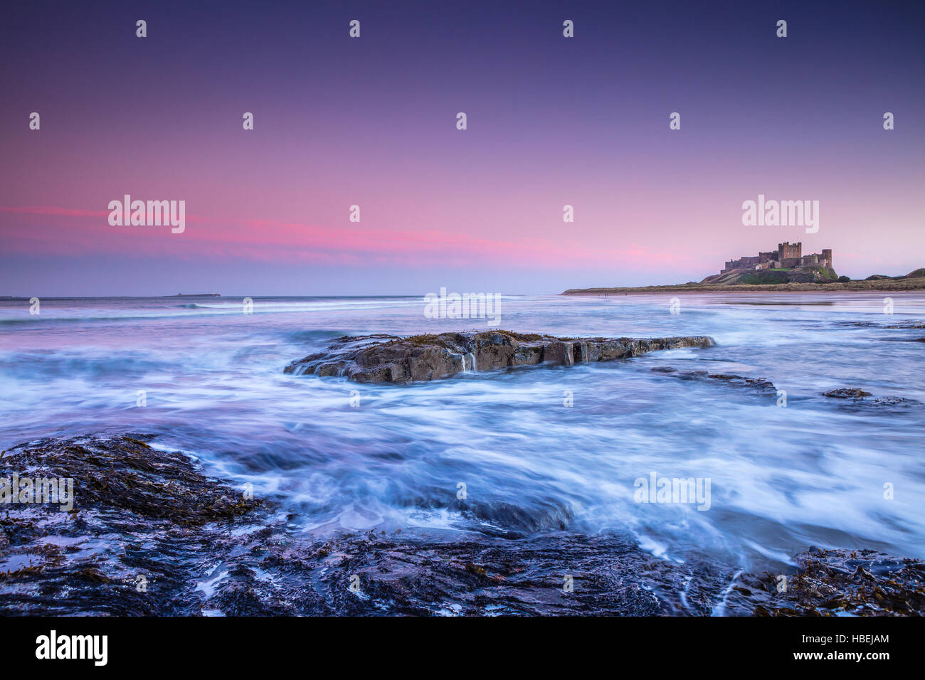 Bamburgh castle Stockfoto