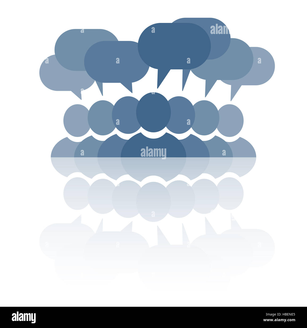 Community-Konzept Stockfoto