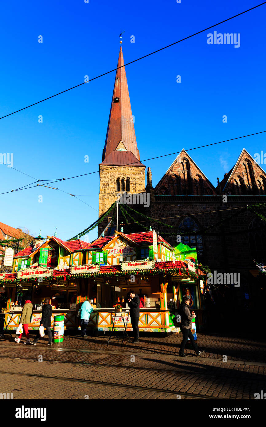 Weihnachtsmarkt Bremen 2016 Stockfoto