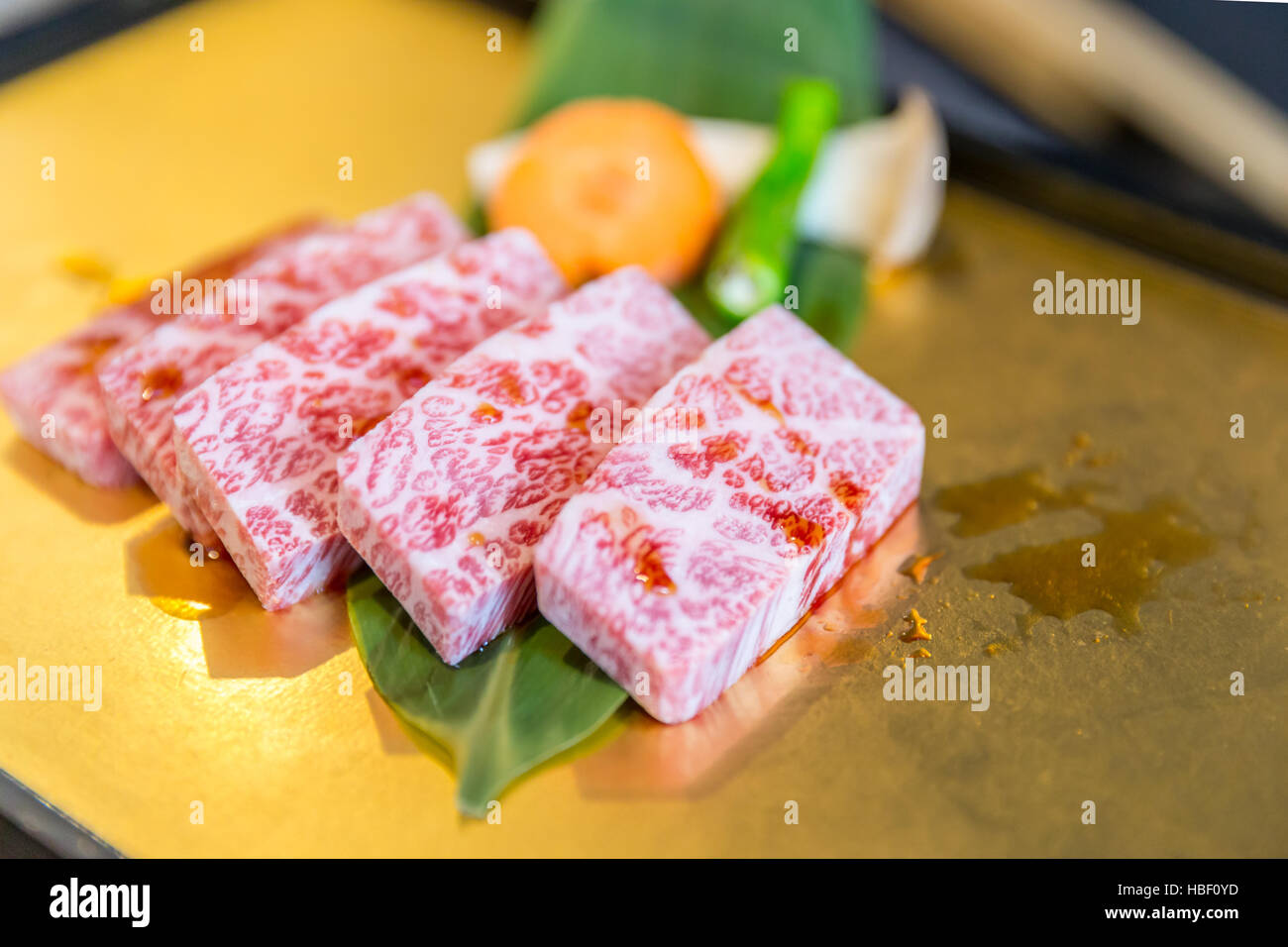 Wagyu kurze Rippe matsusaka Stockfotografie Alamy