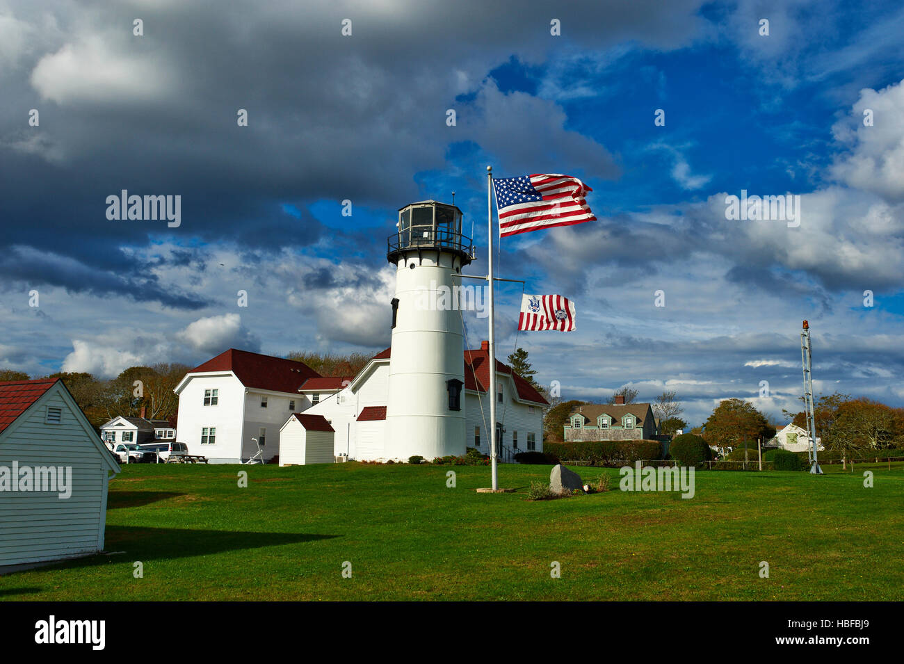 Chatham Leuchtturm am Cape Cod Stockfoto