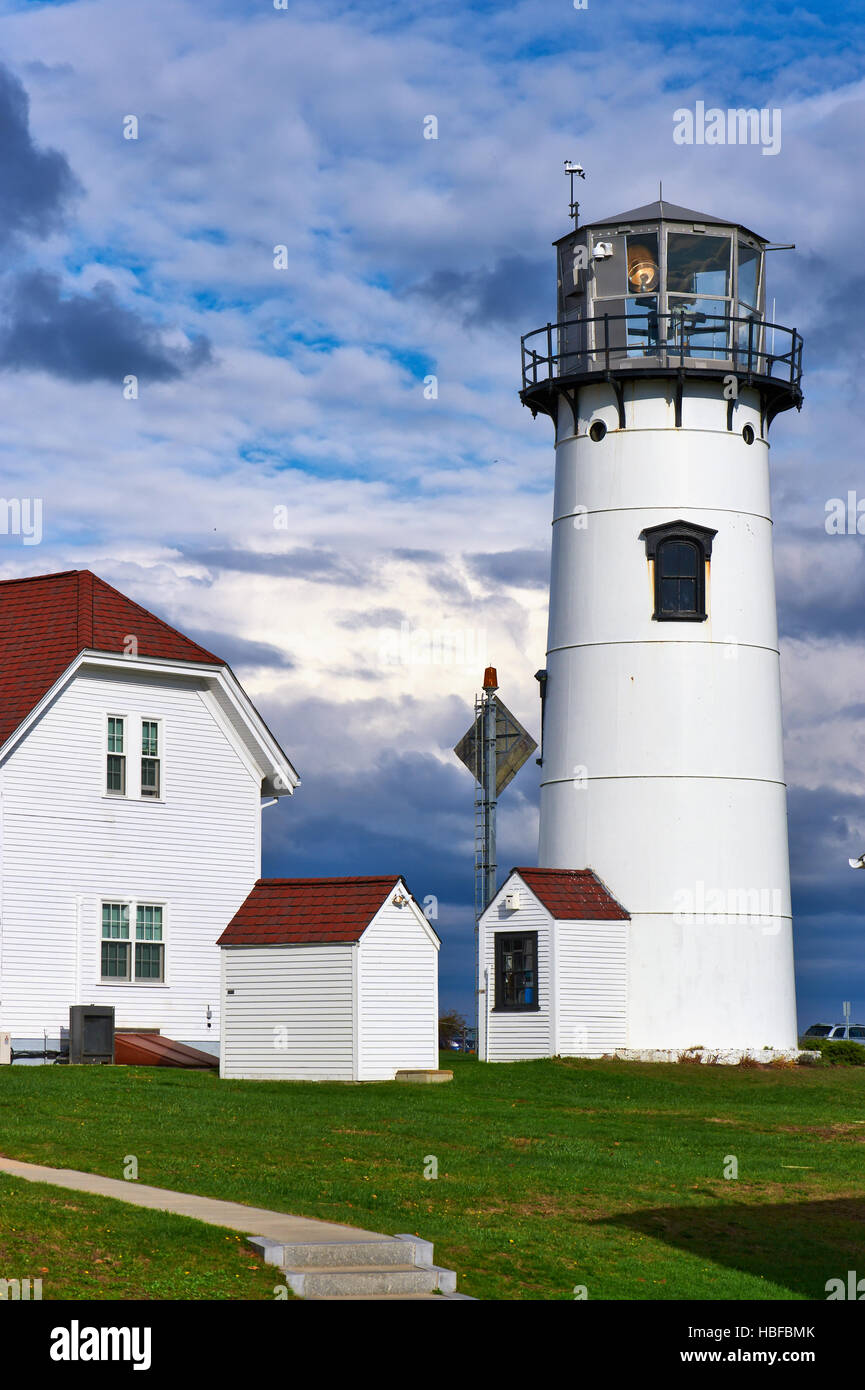 Chatham Leuchtturm am Cape Cod Stockfoto