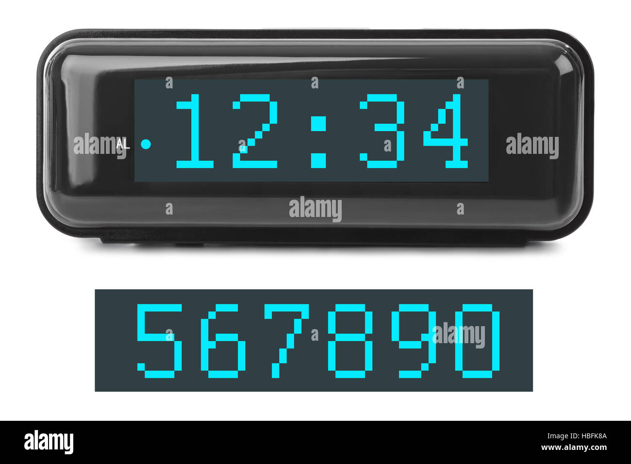 Digitaluhr Stockfoto