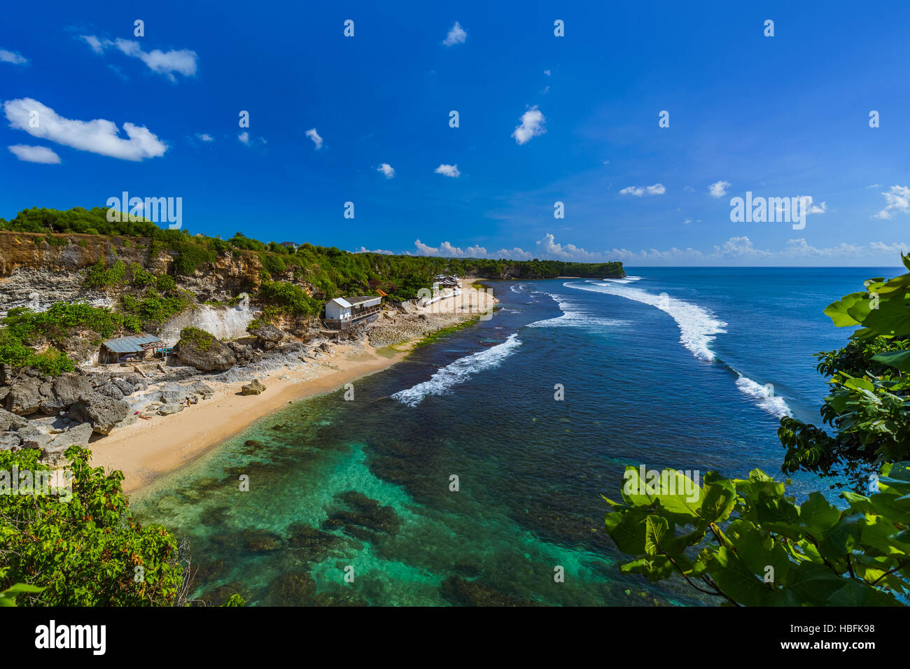 Balangan Beach - Bali-Indonesien Stockfoto