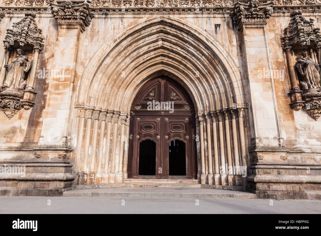 Haupteingang der Kathedrale Stockfoto
