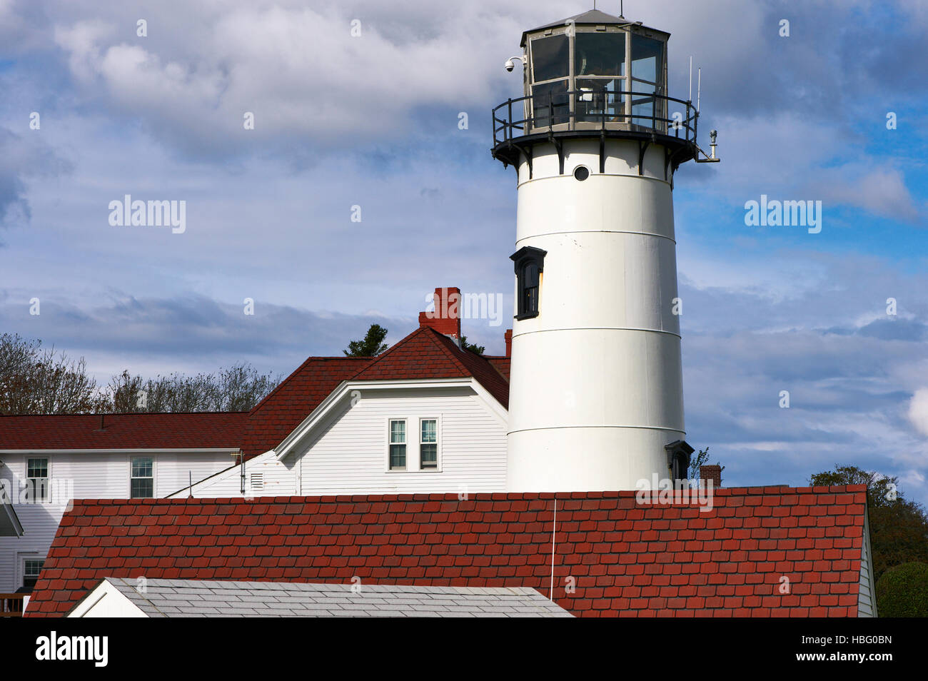 Chatham Leuchtturm am Cape Cod Stockfoto