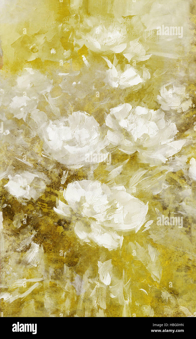 Blumen getönte Konzept Stockfoto