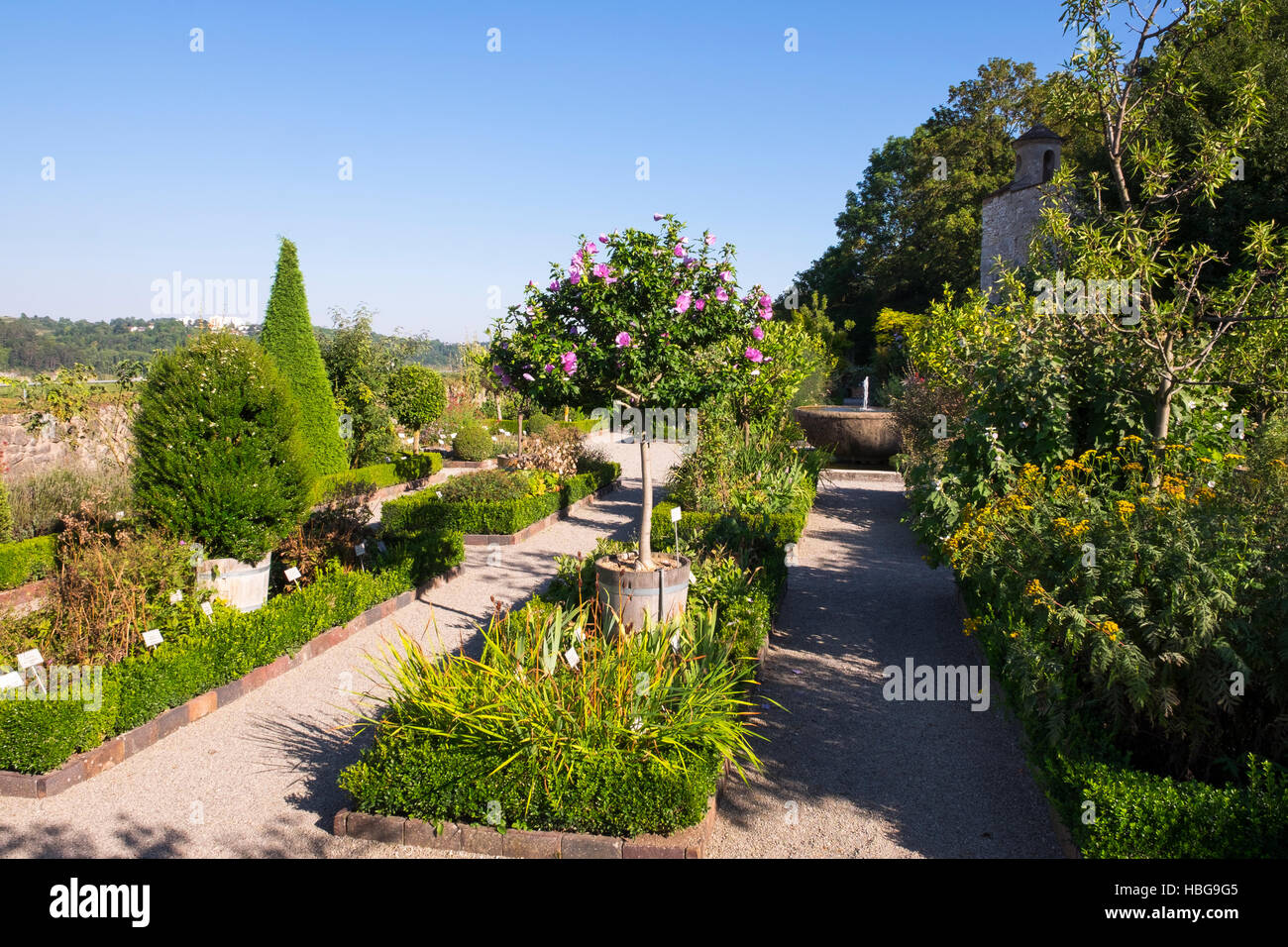 Bastion Garten Der Willibaldsburg Eichstatt Altmuhltal Upper