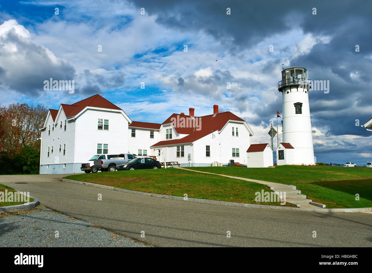 Chatham Leuchtturm am Cape Cod Stockfoto