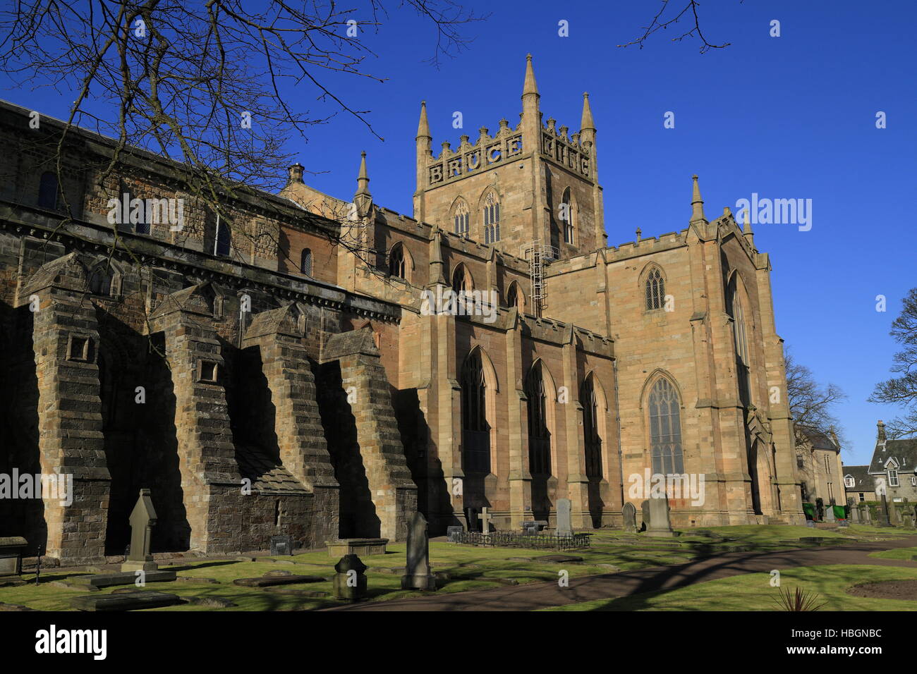 Dunfermline Abbey, Schottland Stockfoto
