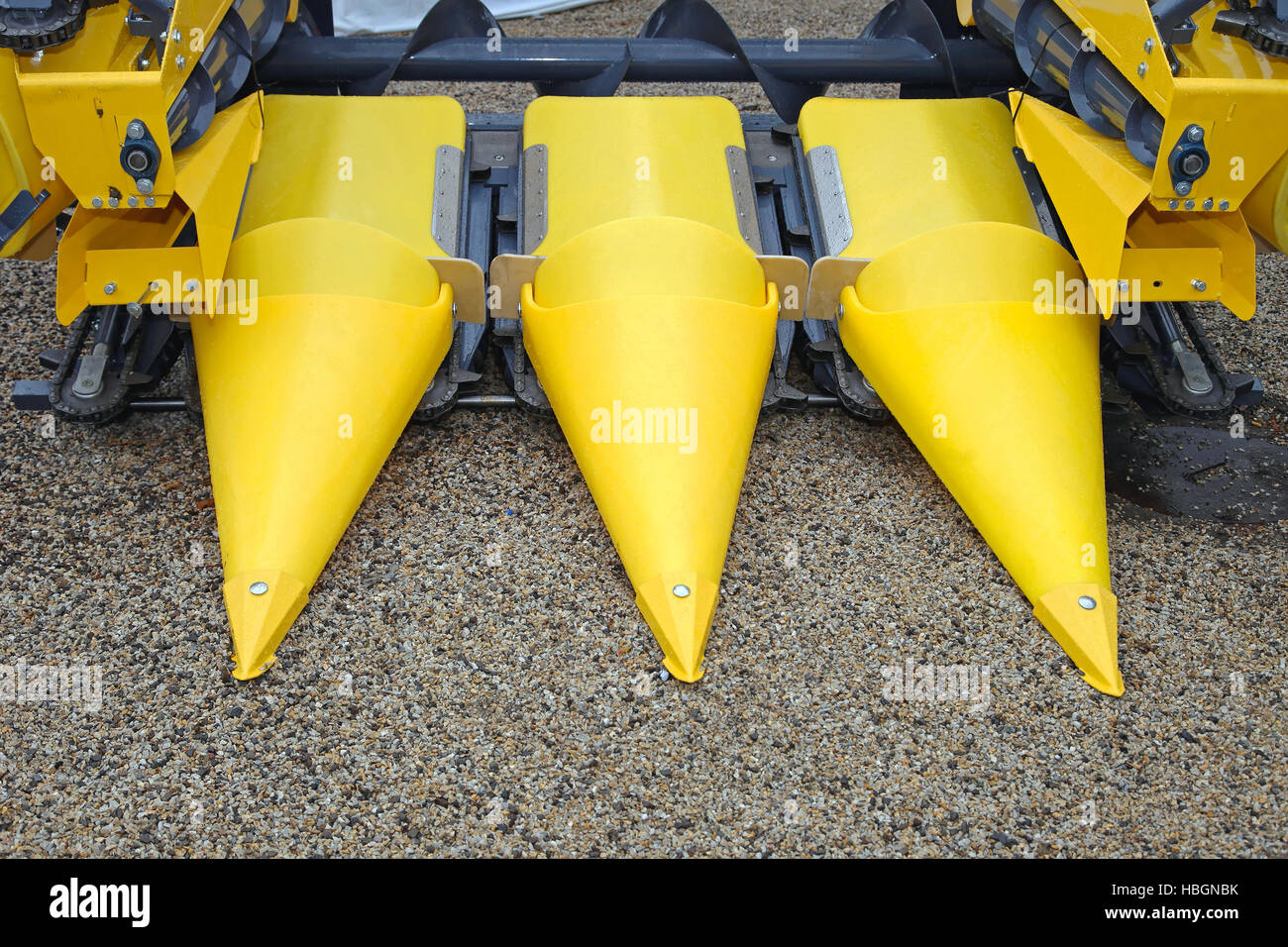 Mais-Harvesterkopf Stockfoto