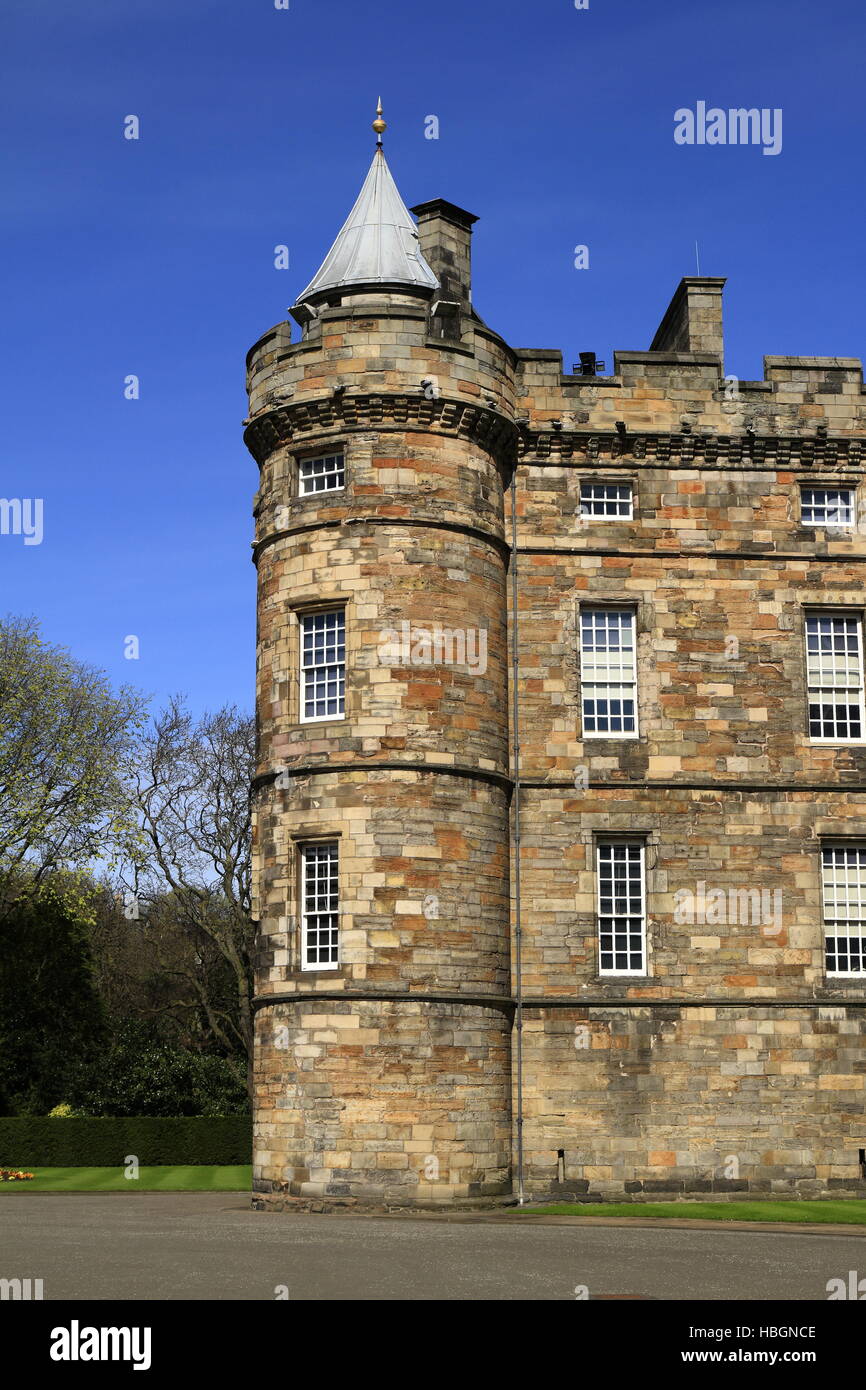 Holyrood Palace in Edinburgh, Schottland Stockfoto