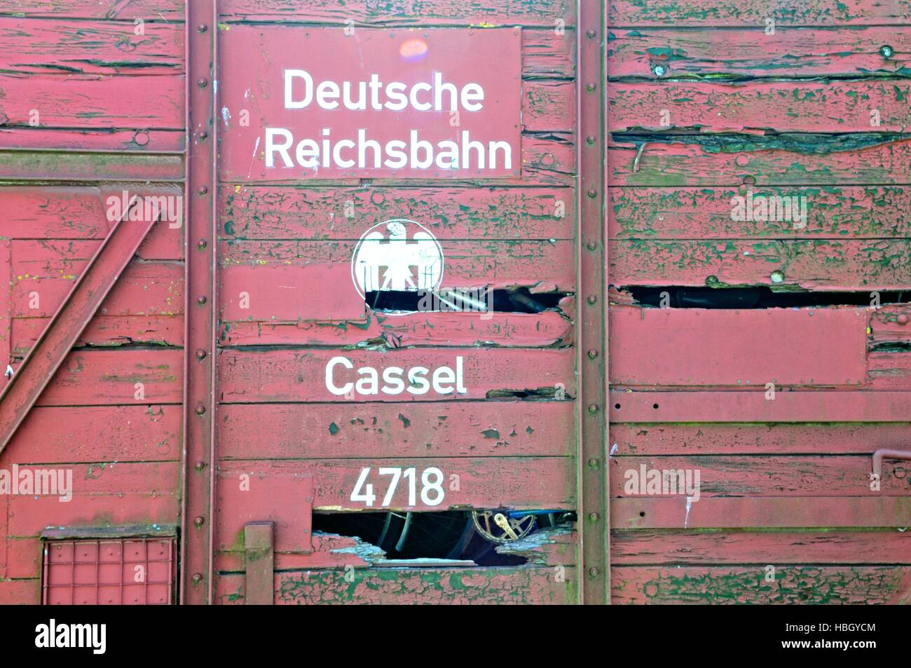 zerfetzte Imperial eagle der Deutschen Bahn Stockfoto