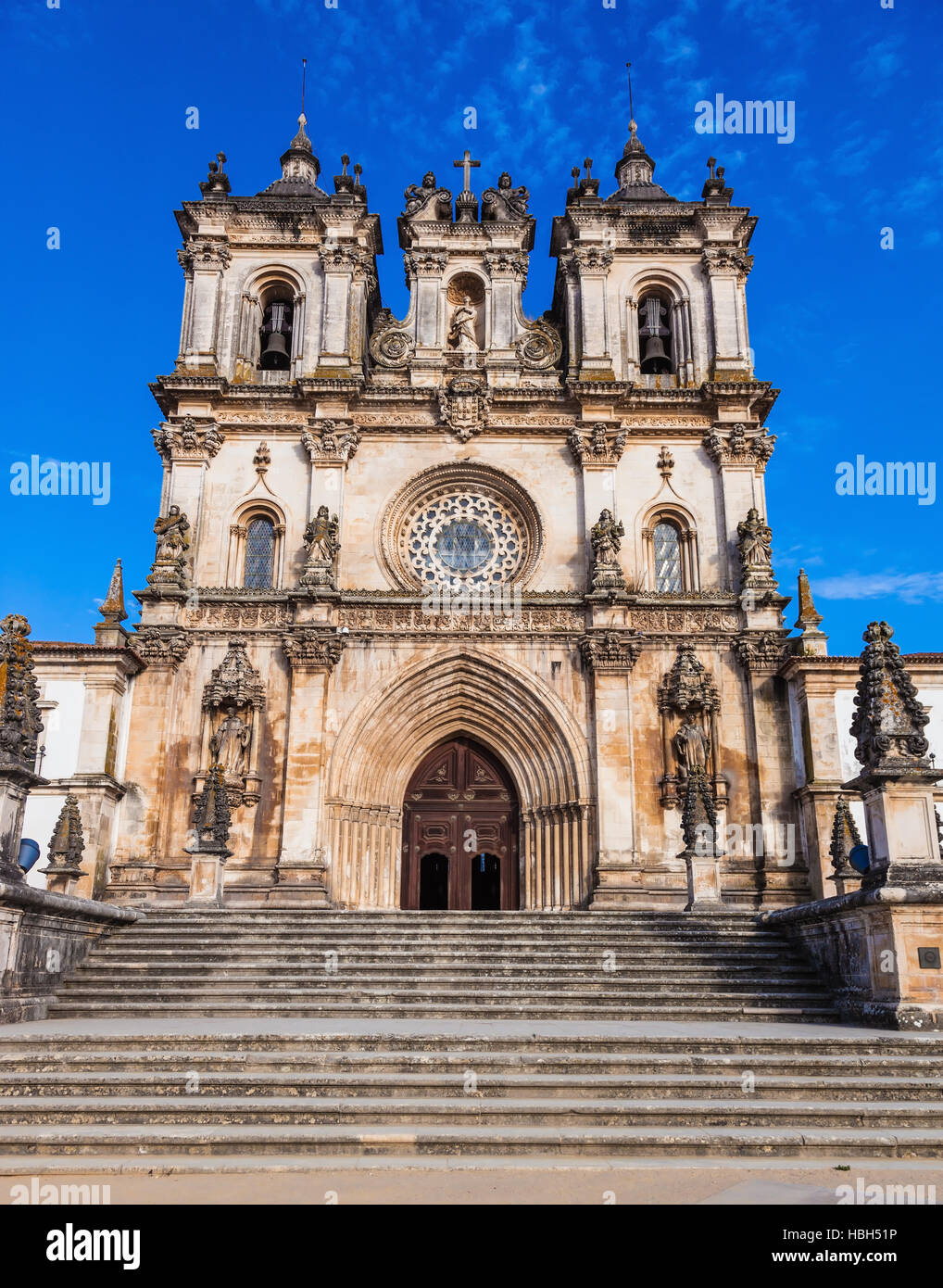 Der Eingang zur Kathedrale Stockfoto