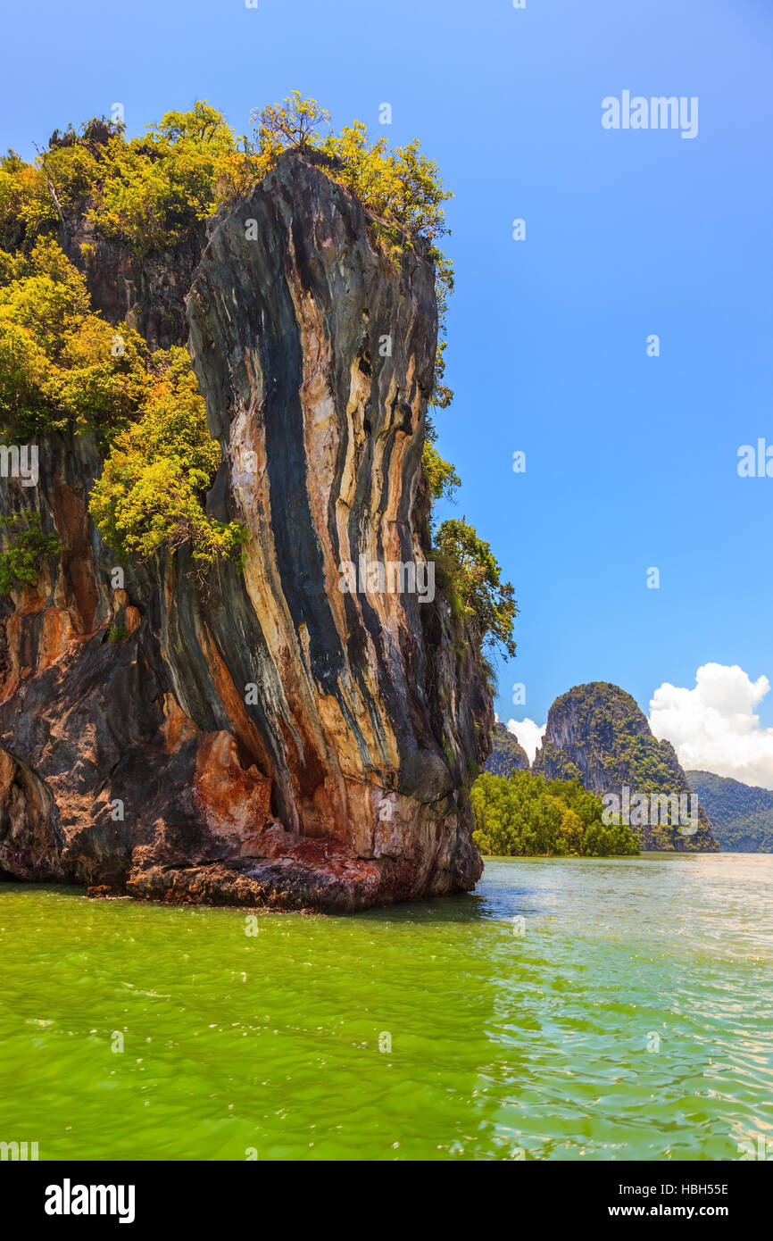 Die herrliche Insel rock Stockfoto