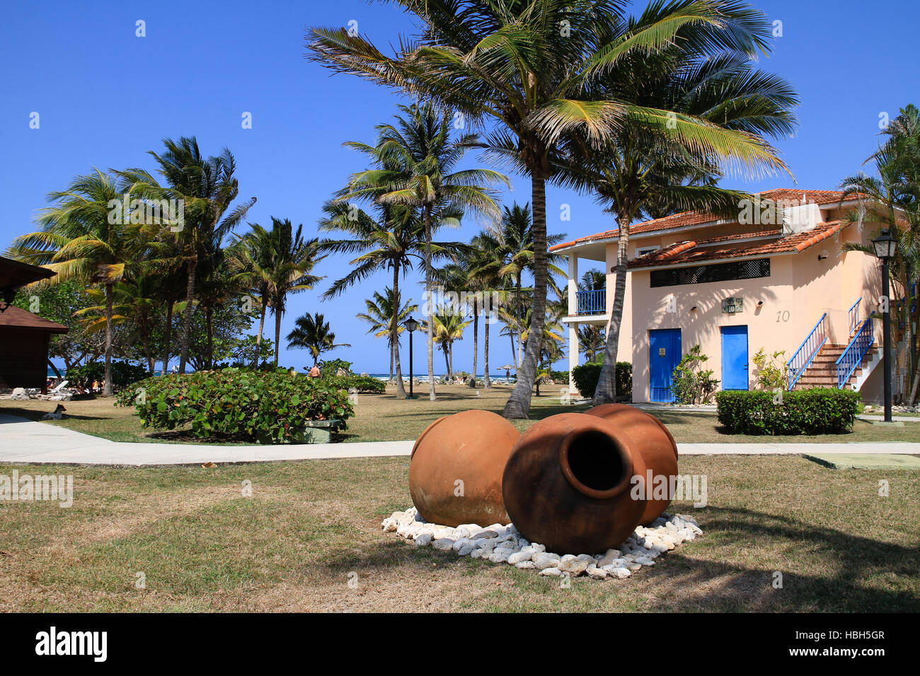 Karibik-Paradies Stockfoto