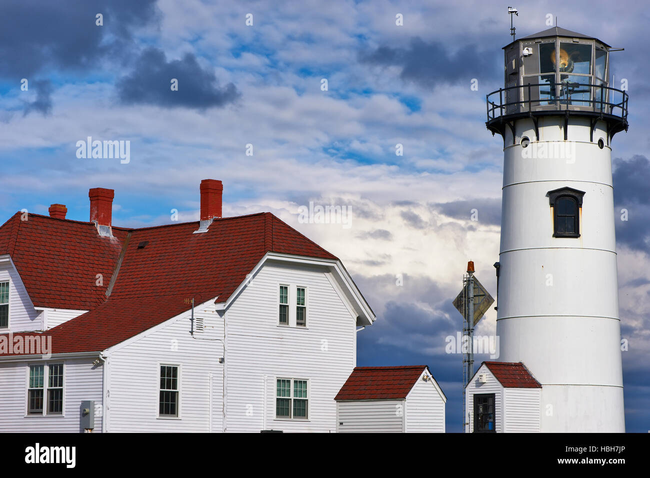 Chatham Leuchtturm am Cape Cod Stockfoto