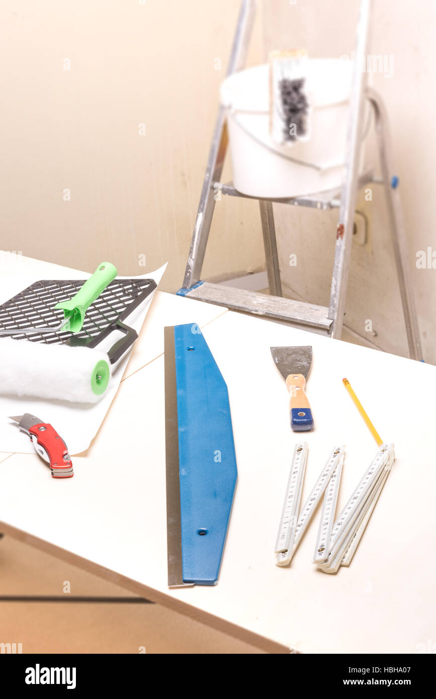 Tabelle einfügen Stockfoto