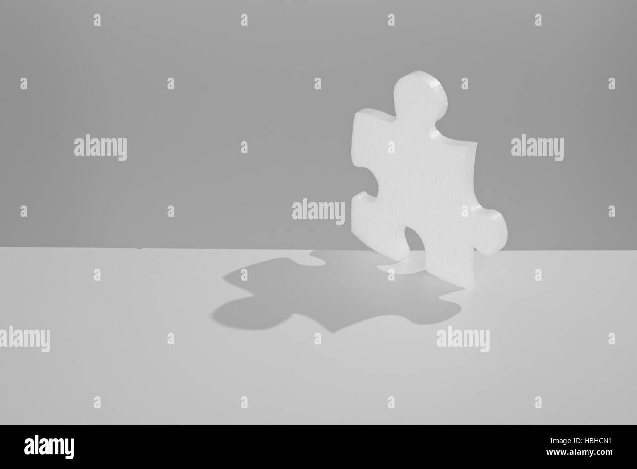 Lösung Puzzle Stockfoto