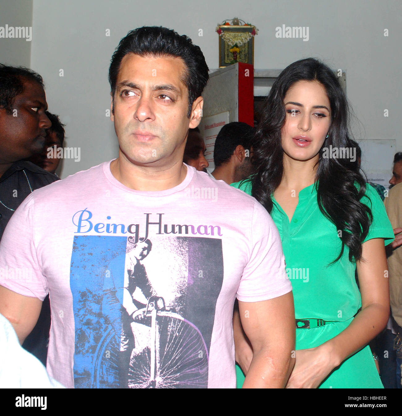 Bollywood Actor Salman Khan Actress Stockfotos Und Bilder Kaufen Alamy