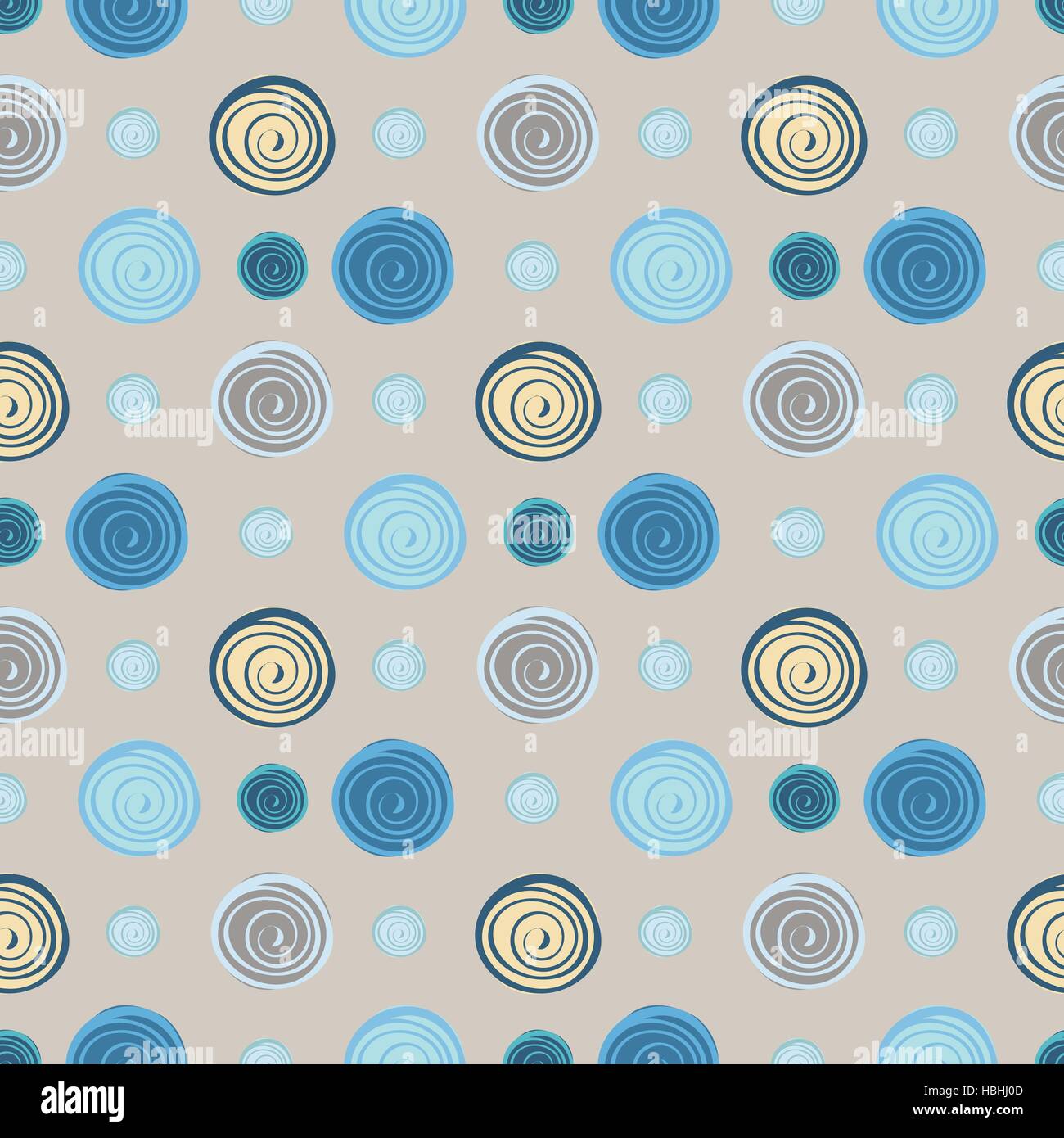 Abstrakte Kreise Musterdesign Hintergrund. Stock Vektor