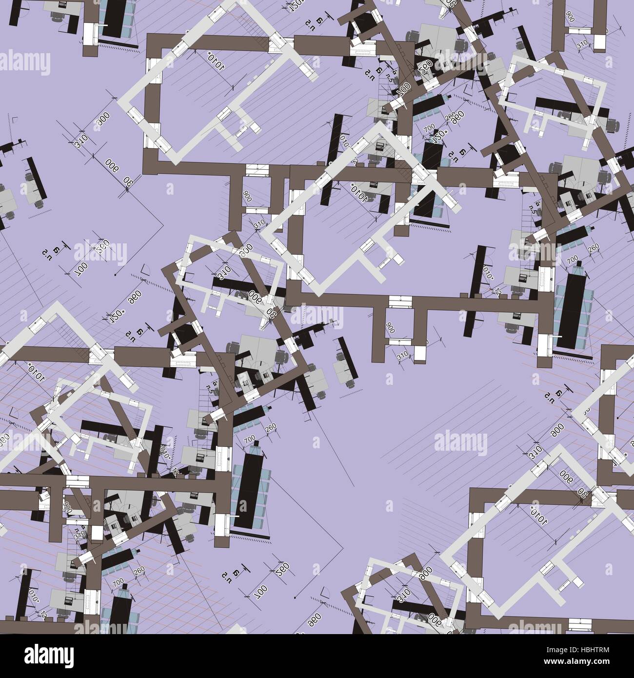 Nahtloser architektonischen Hintergrund Stockfoto