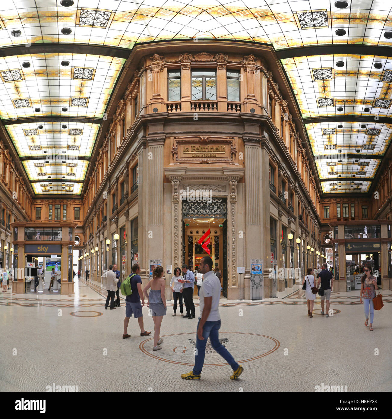 Galleria Alberto Sordi Rom Stockfoto