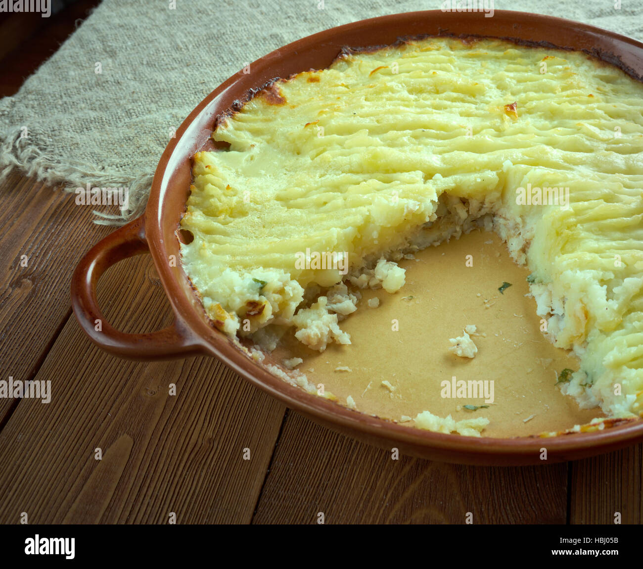 Fishermans Pie Stockfoto