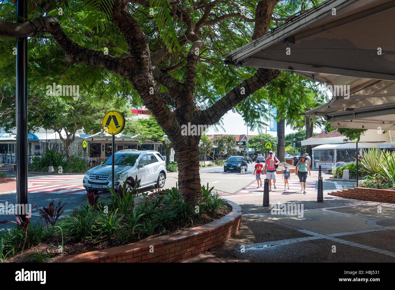 Woodroffe Ave, Main Beach, City of Gold Coast, Queensland, Australien Stockfoto