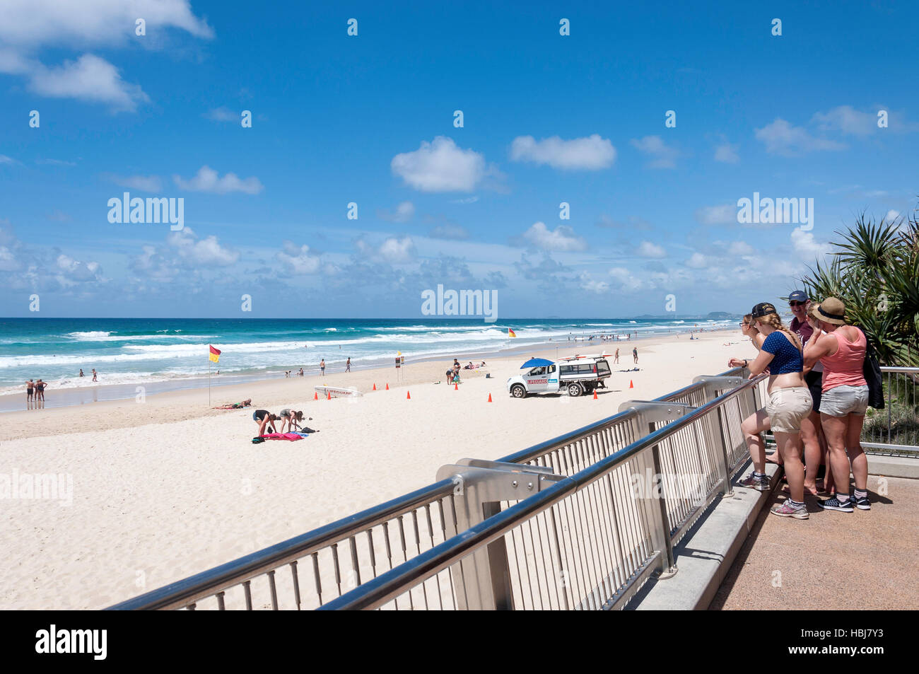 Suche bei Surfers Paradise, Surfers Paradise Beach City of Gold Coast, Queensland, Australien Stockfoto