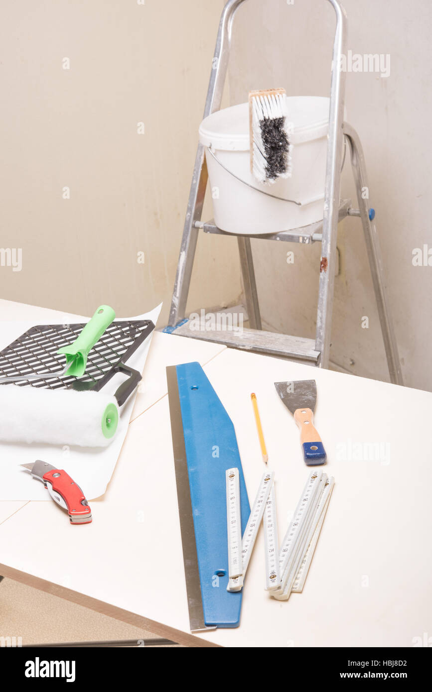 Tabelle einfügen Stockfoto